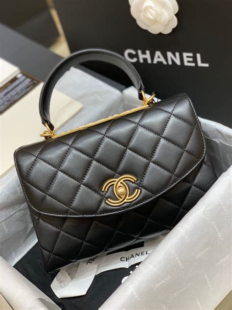 chanel boy with top handle|flap bag with handle Chanel.